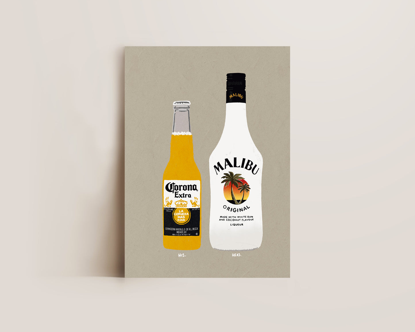 Corona & Malibu Print