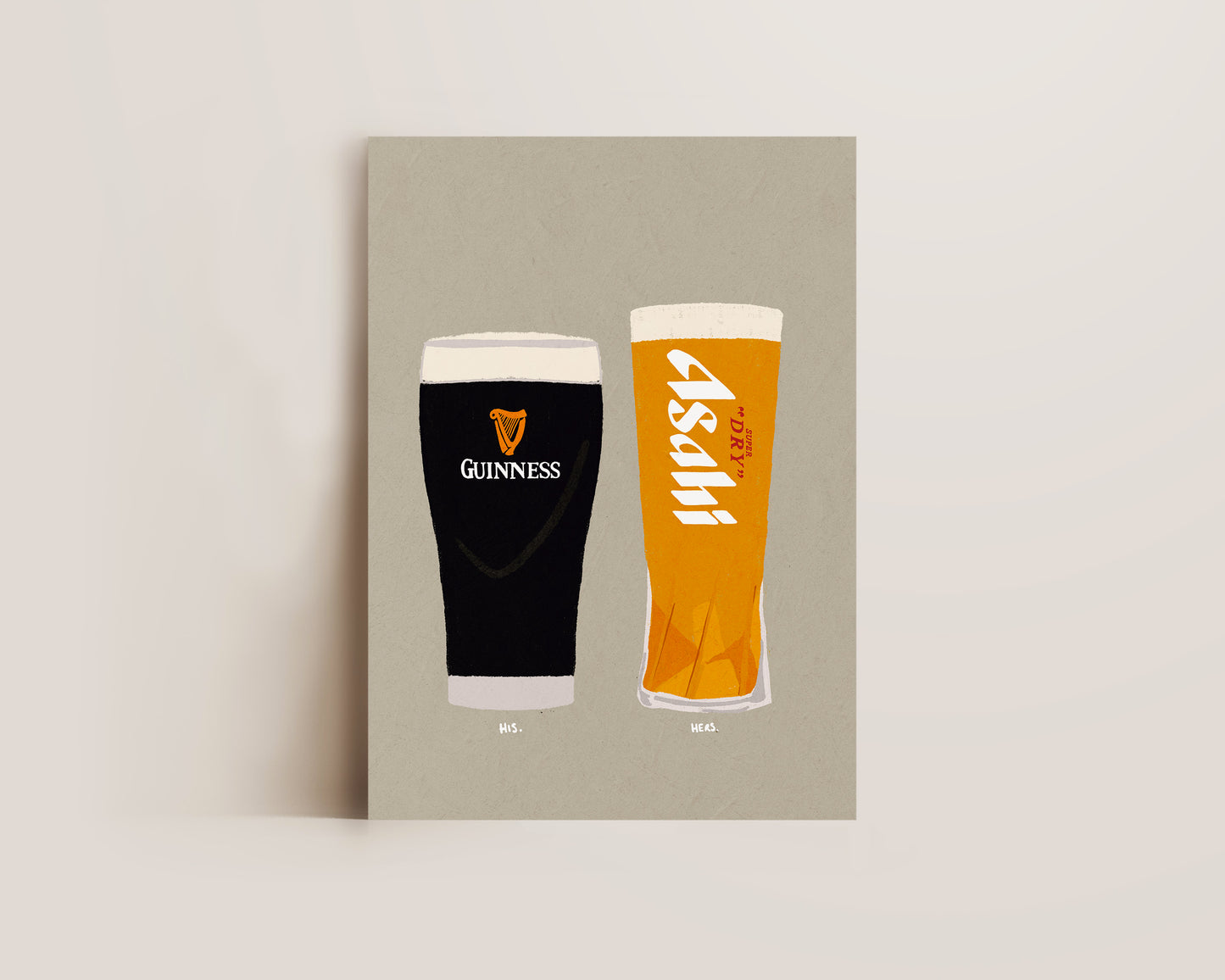 Guinness & Asahi Print