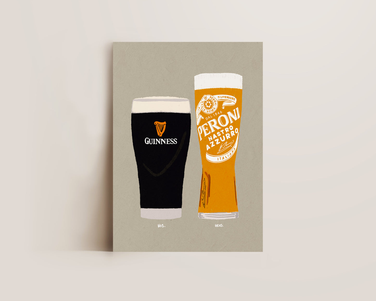Guinness & Peroni Print