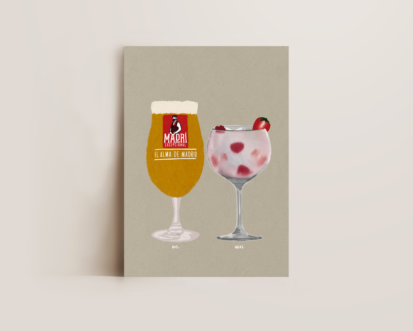 Madri & Pink Gin Print