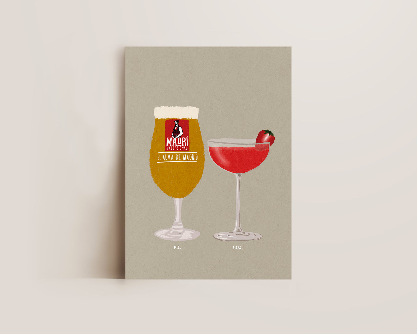 Madri & Strawberry Daiquiri Print