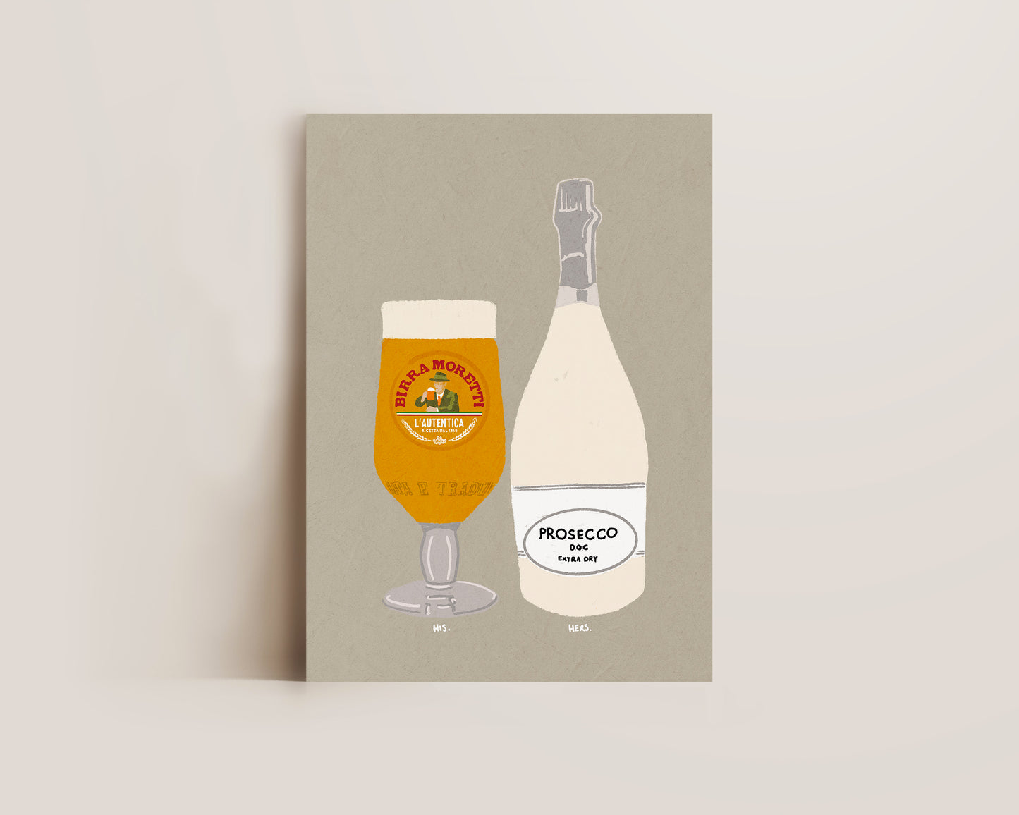 Moretti & Prosecco Print