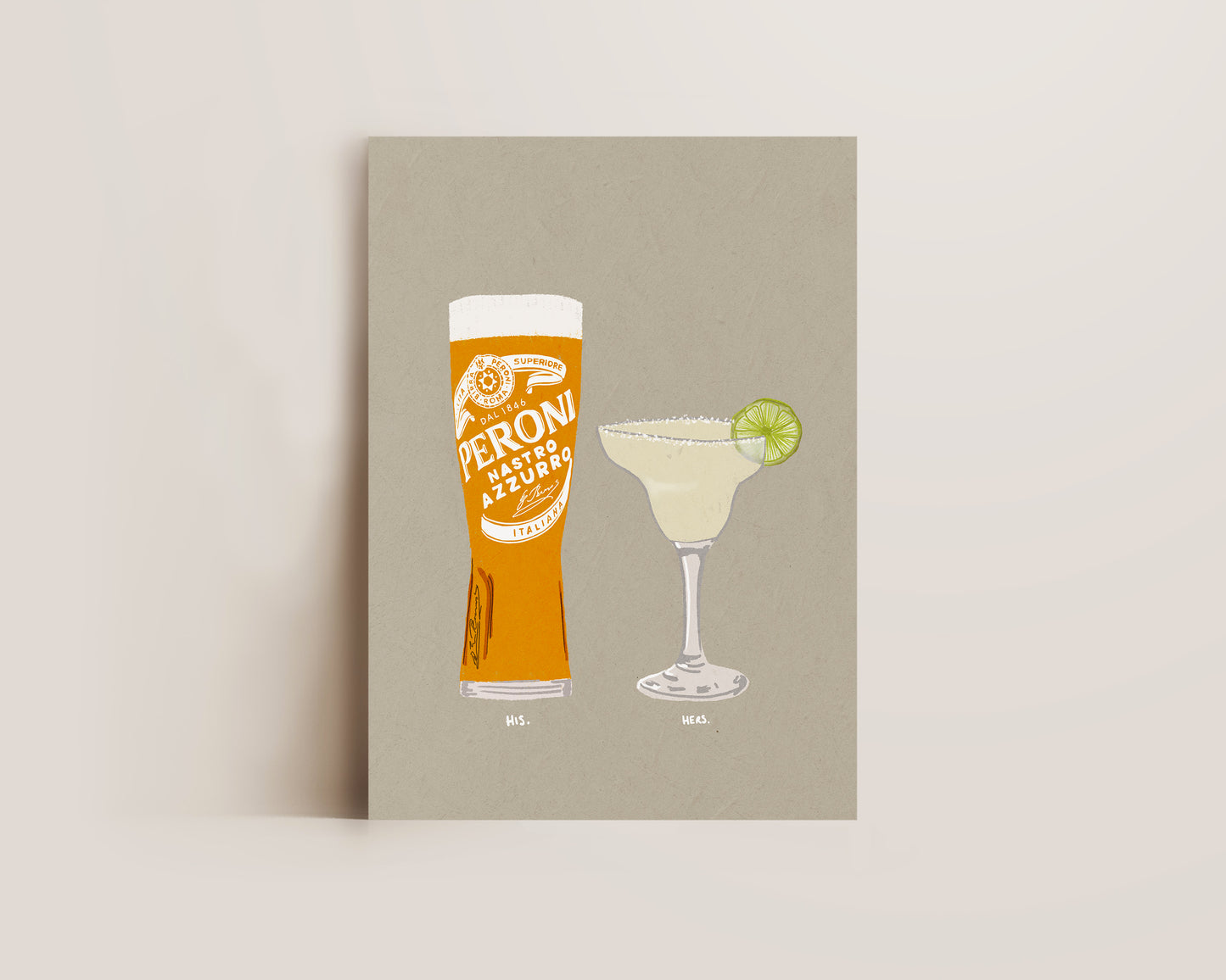 Peroni & Margarita Print