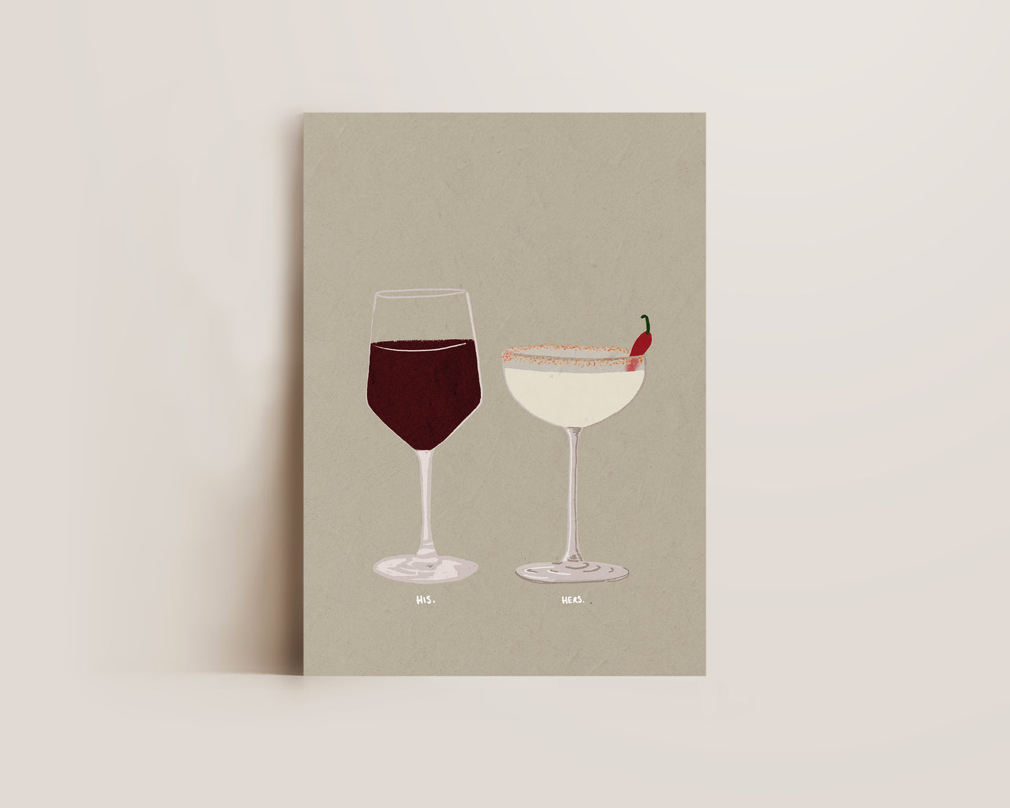 Red Wine & Spicy Marg Print