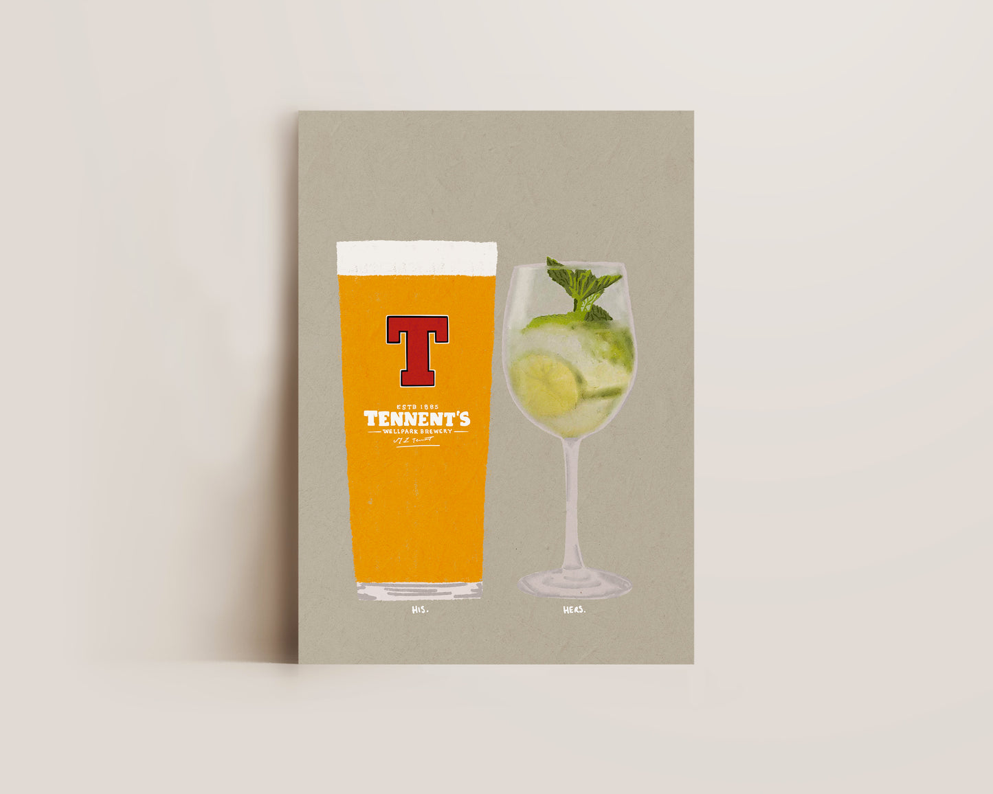 Tennent's & Hugo Spritz Print