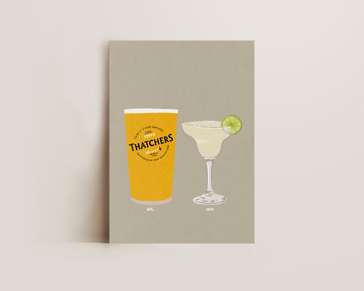 Thatchers & Margarita Print