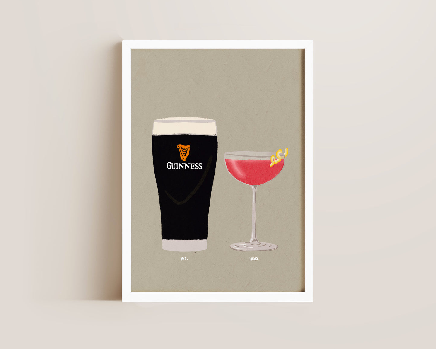 Guinness & Cosmopolitan Print