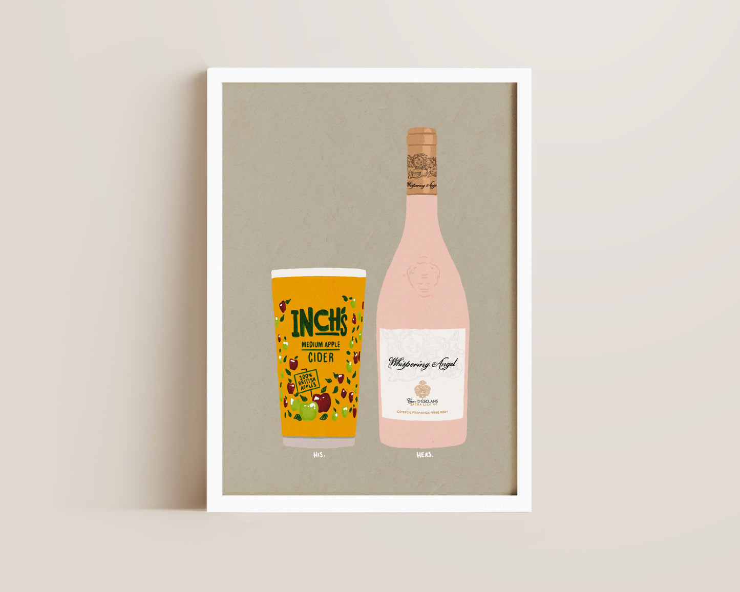 Inch's & Whispering Angel Print