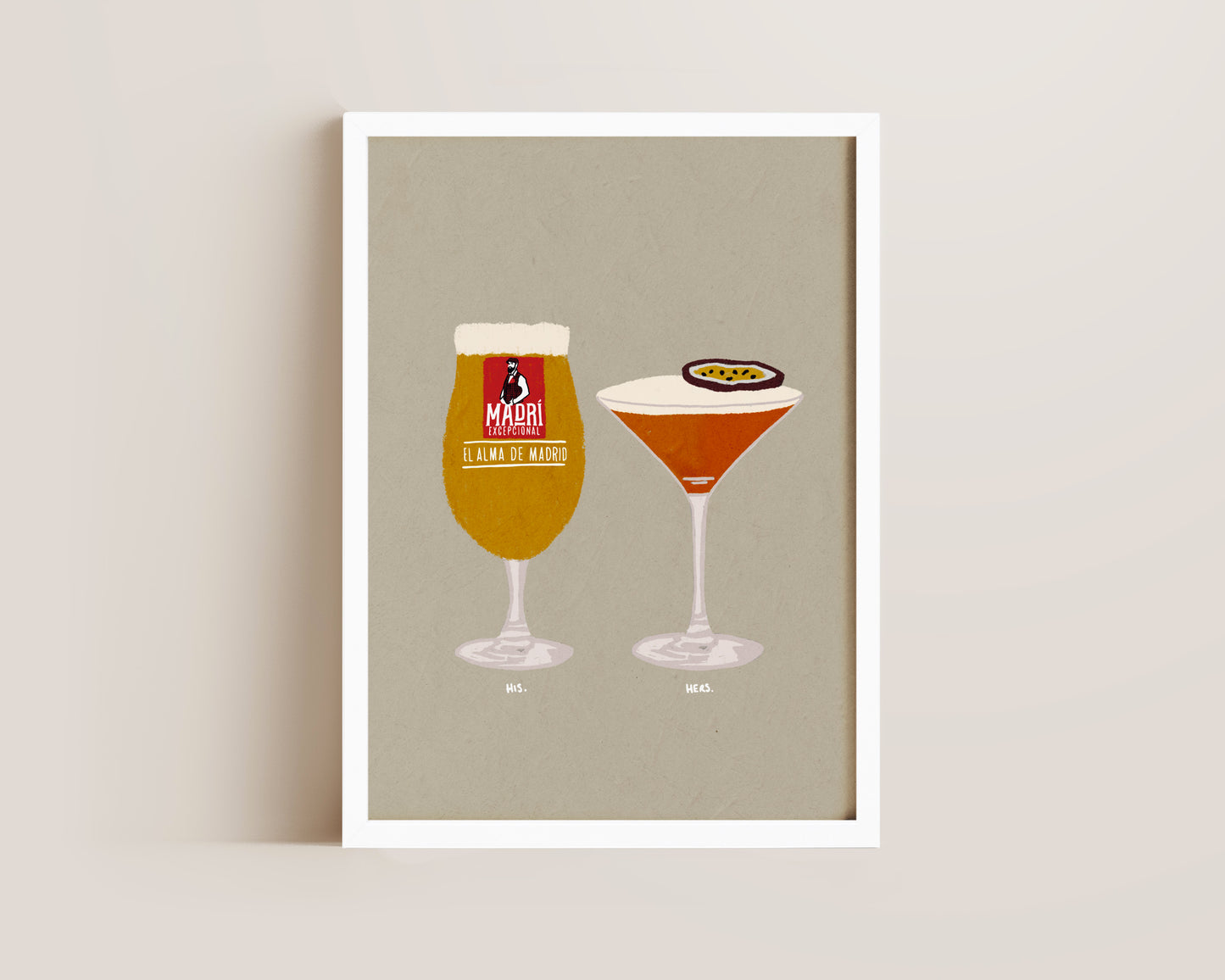 Madri & Pornstar Martini Print