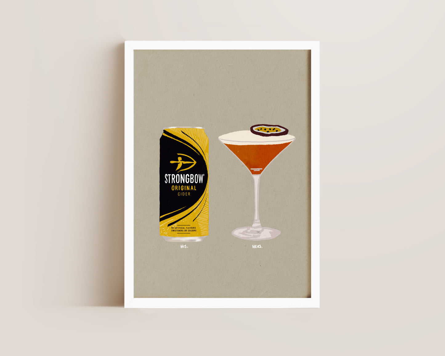 Strongbow & Pornstar Martini Print