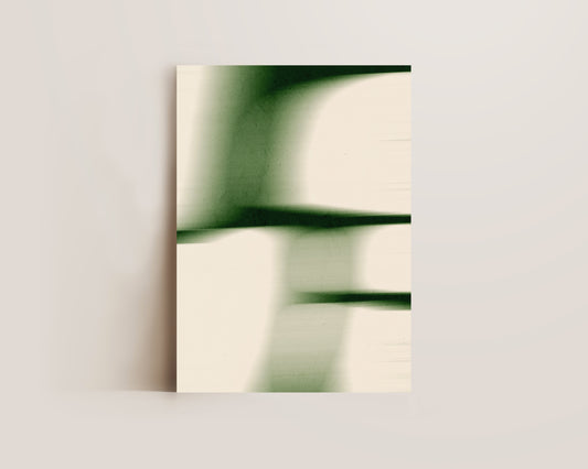 Green Blur No. 2 Print