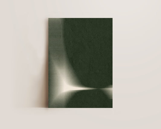Green Blur Print