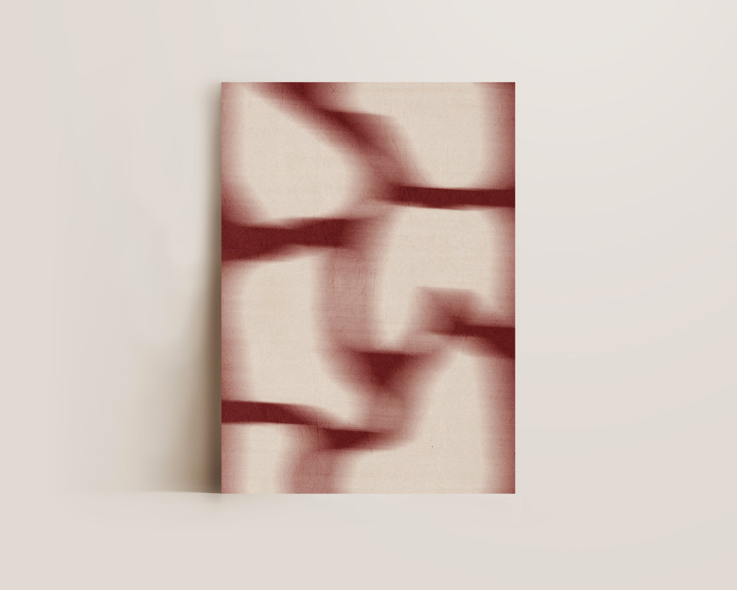 Red Tiles Print