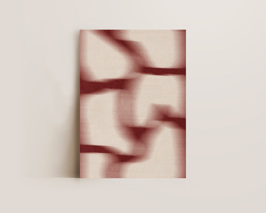 Red Tiles Print