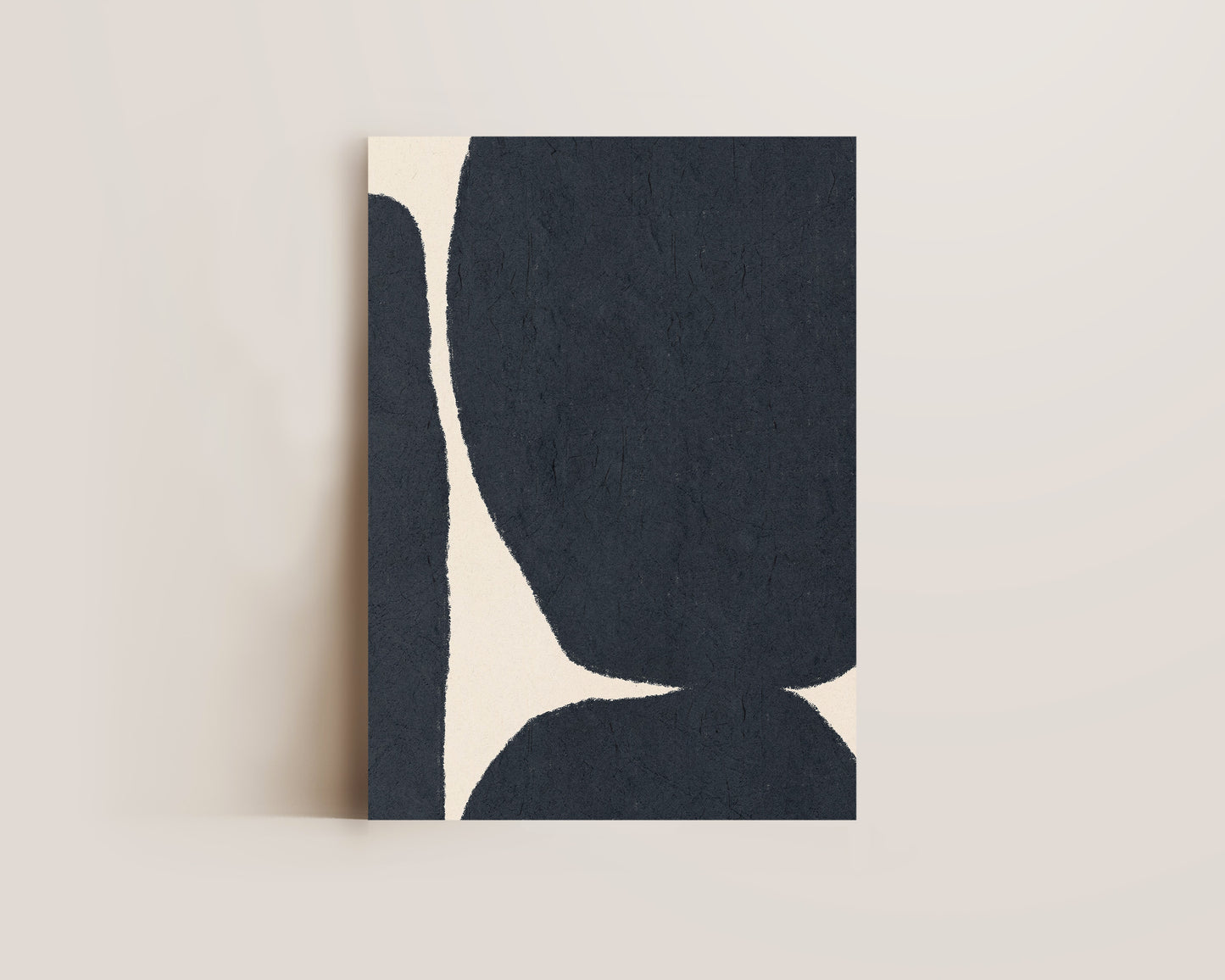 Blue Shapes Print