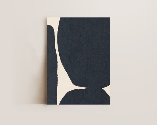 Blue Shapes Print