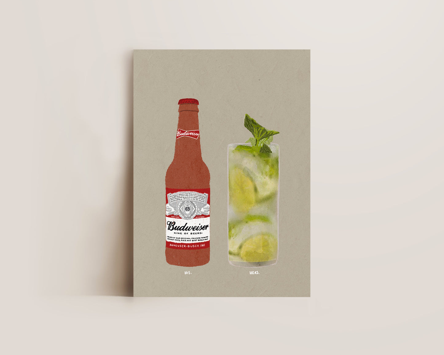 Budweiser & Mojito Print