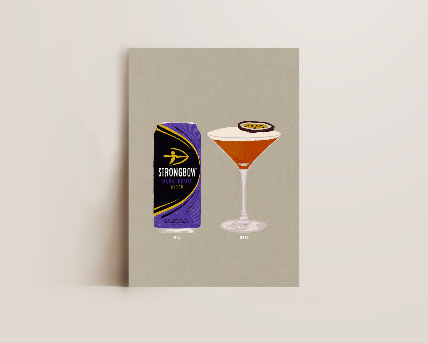 Strongbow Dark Fruits & Pornstar Martini Print