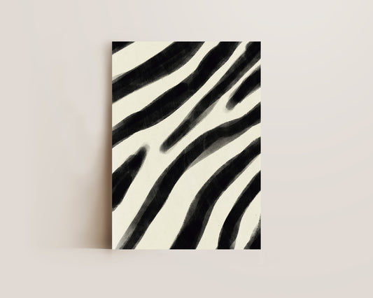 Zebra Pattern Print