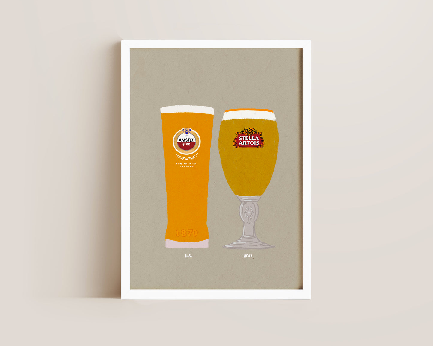 Amstel & Stella Print