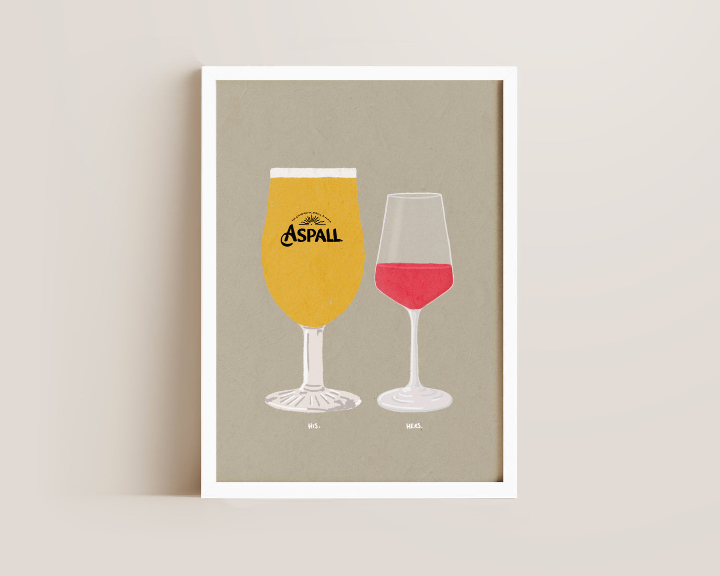 Aspall & Rose Print