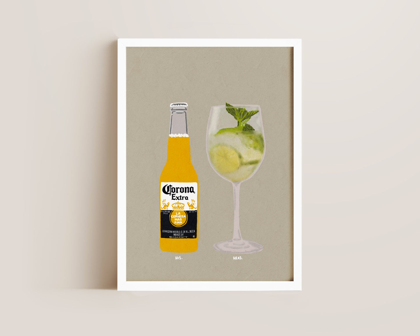 Corona & Hugo Spritz Print
