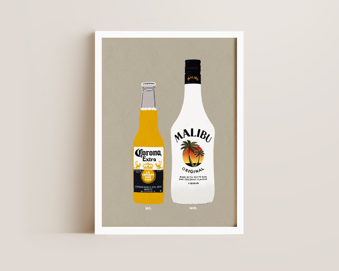 Corona & Malibu Print