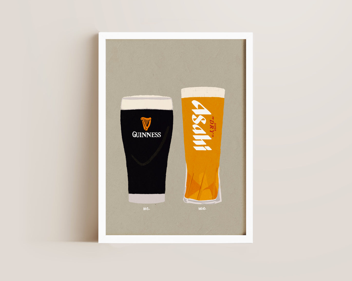 Guinness & Asahi Print