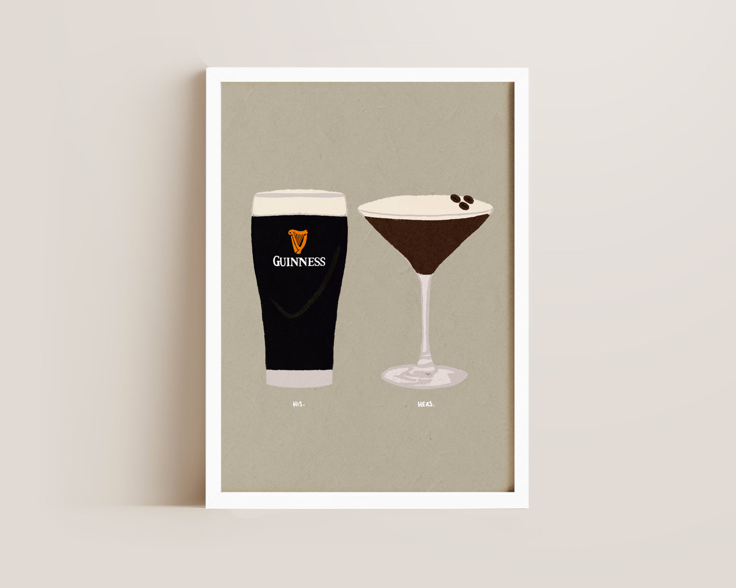 Guinness & Espresso Martini Print