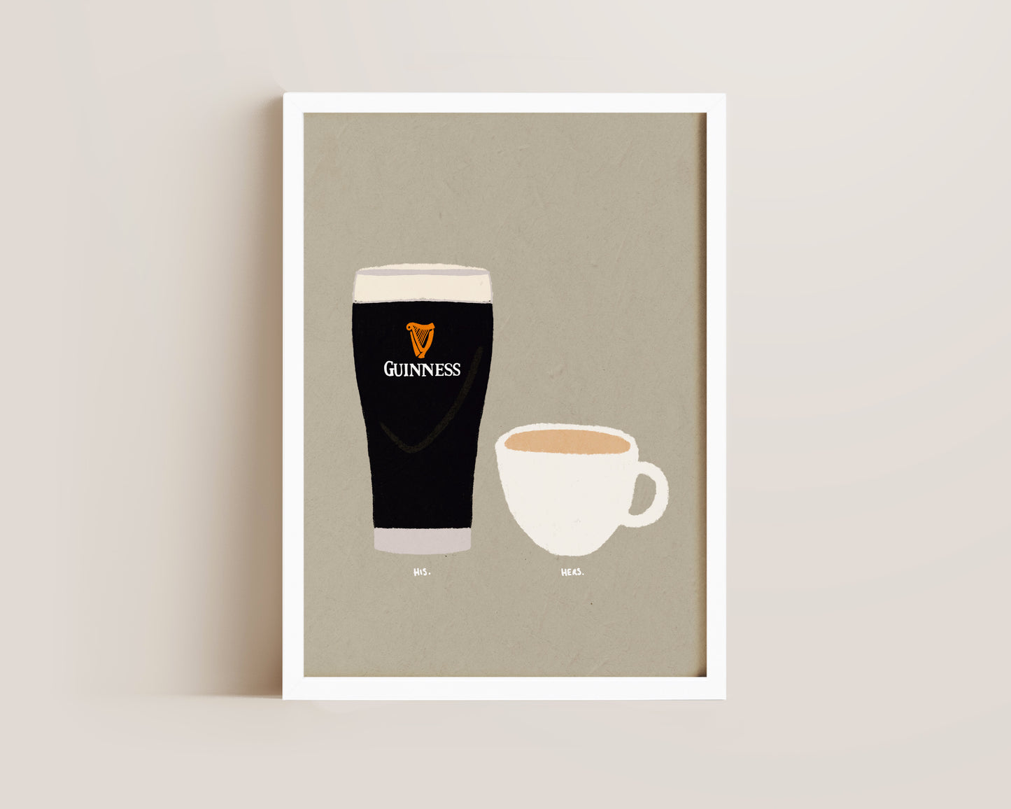 Guinness & Cup Of Tea Print