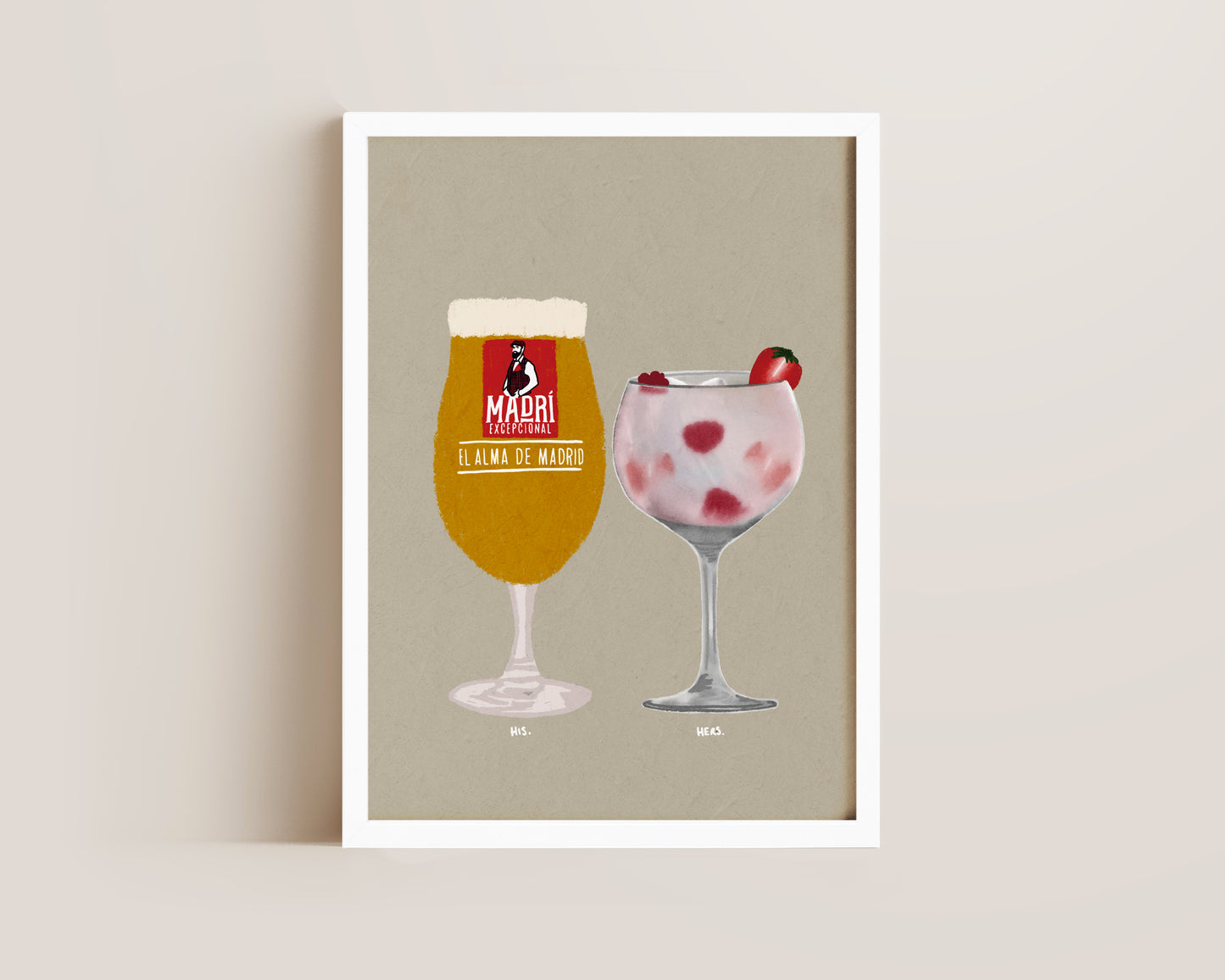 Madri & Pink Gin Print