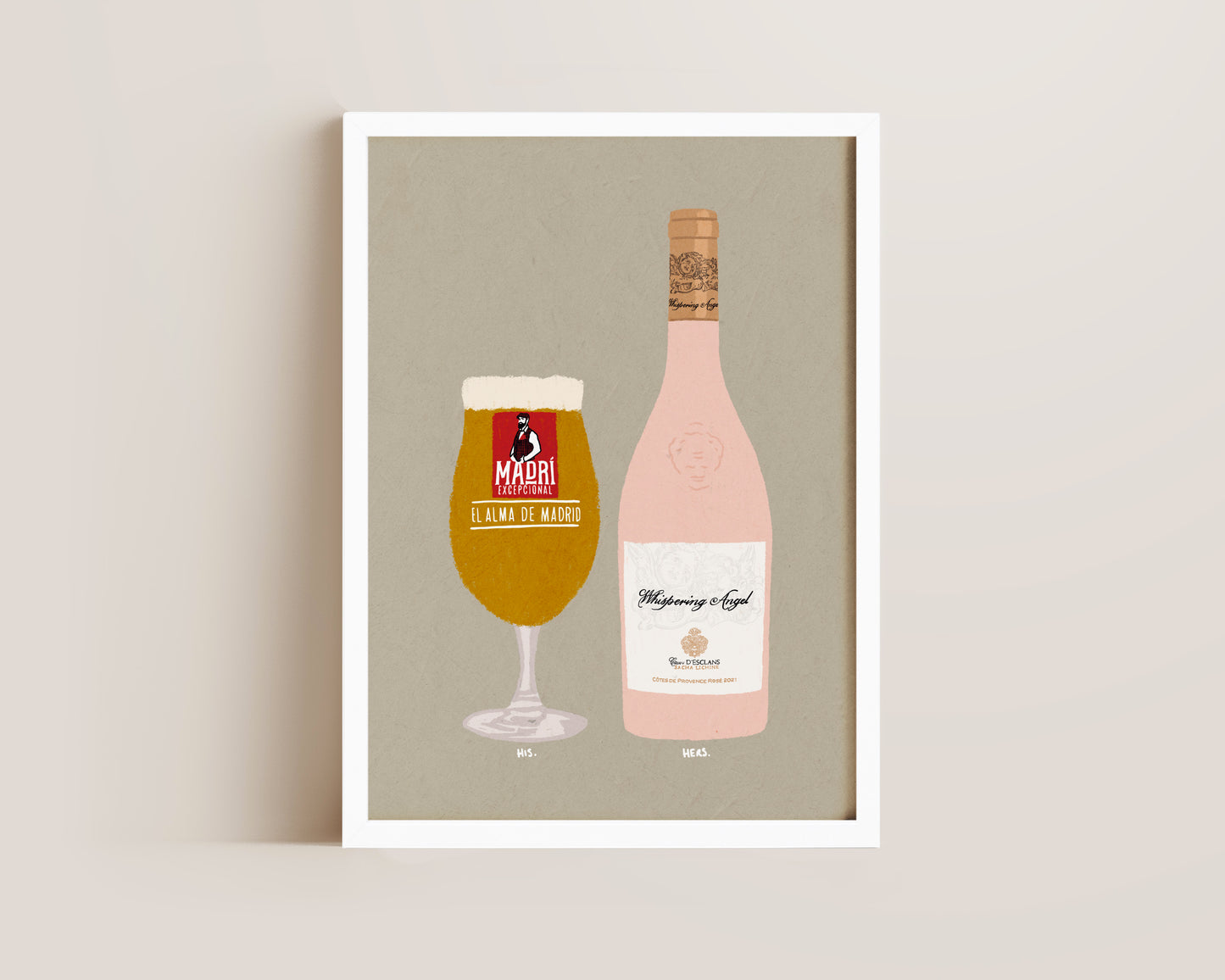 Madri & Whispering Angel Print