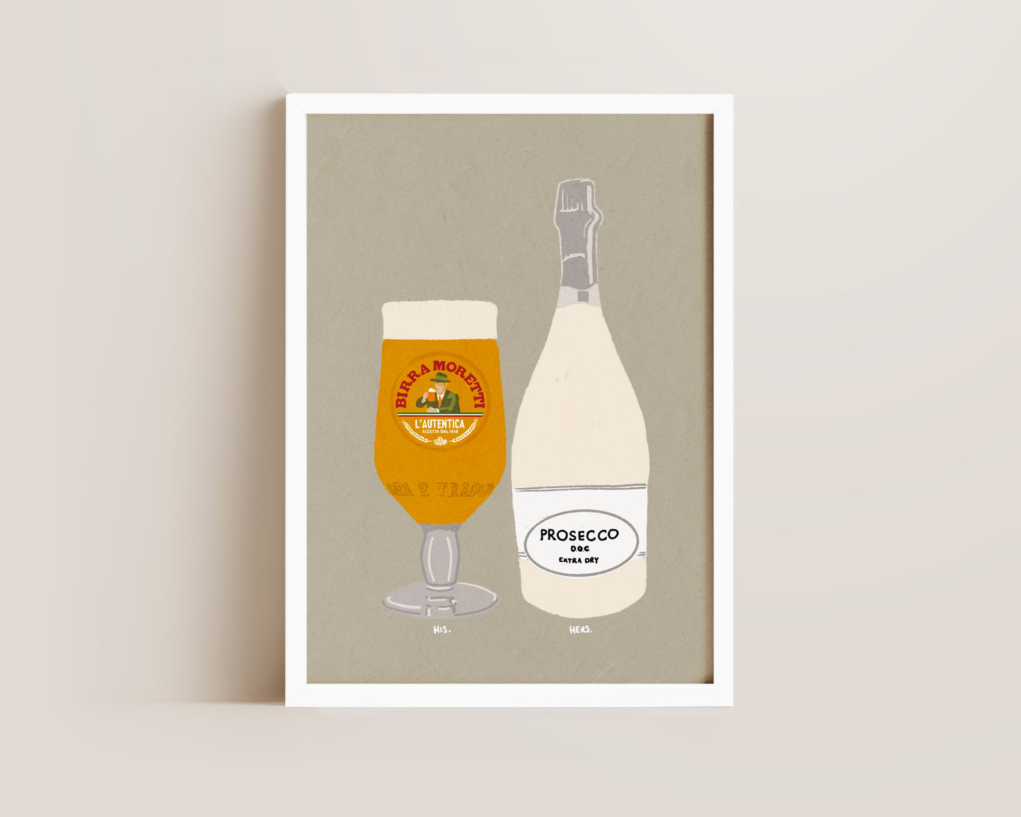 Moretti & Prosecco Print