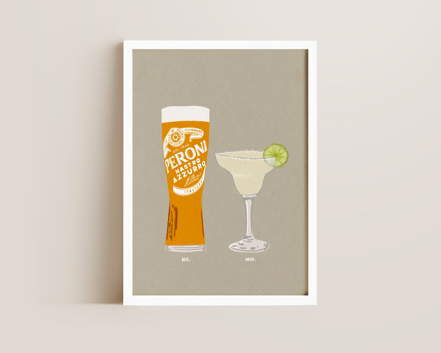 Peroni & Margarita Print