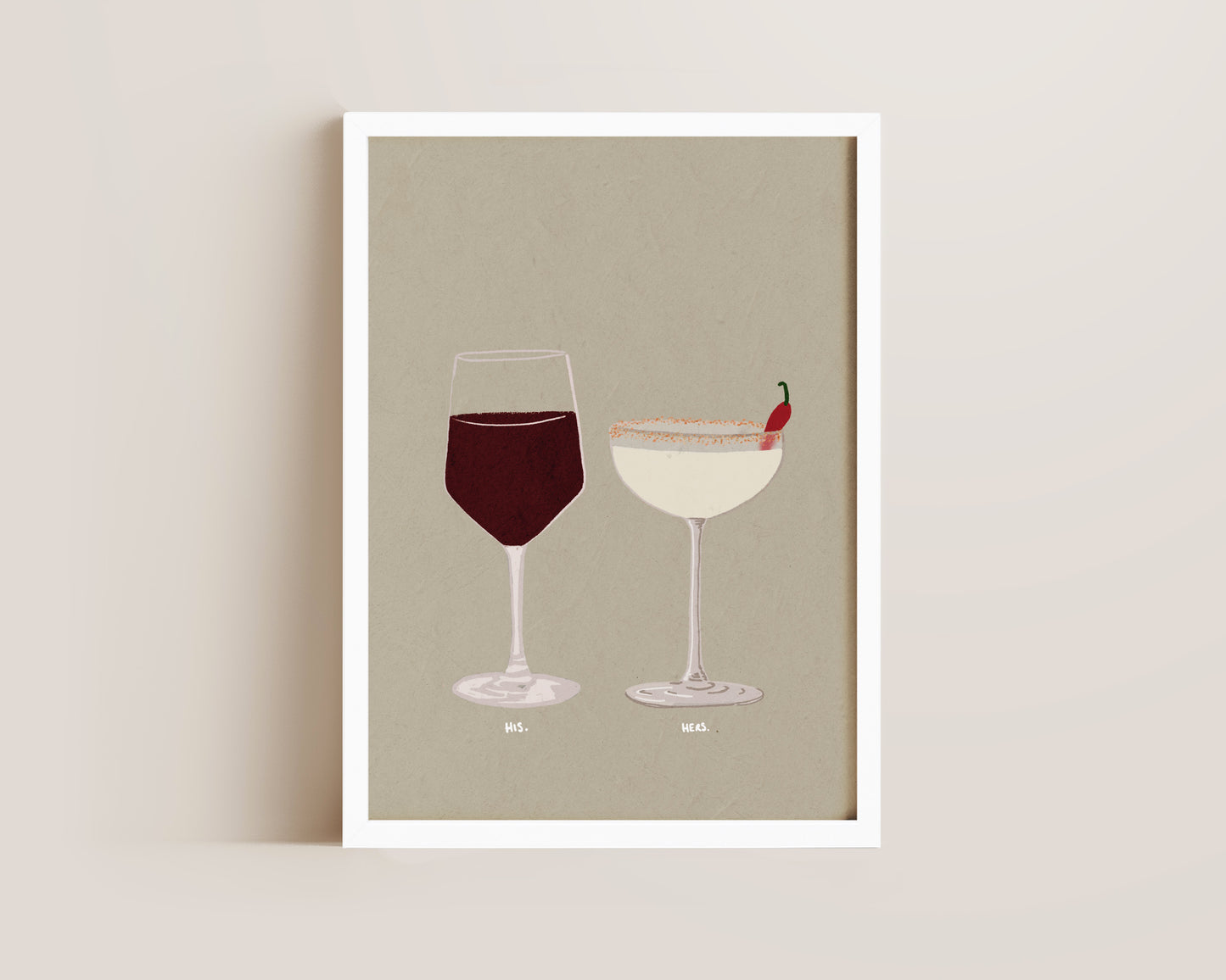 Red Wine & Spicy Marg Print