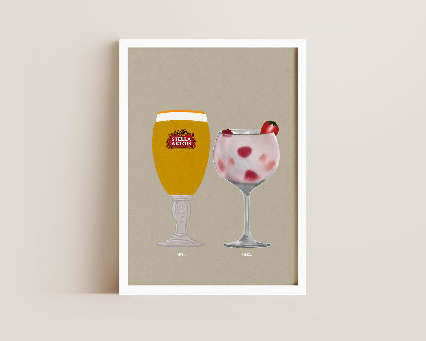 Stella & Pink Gin Print