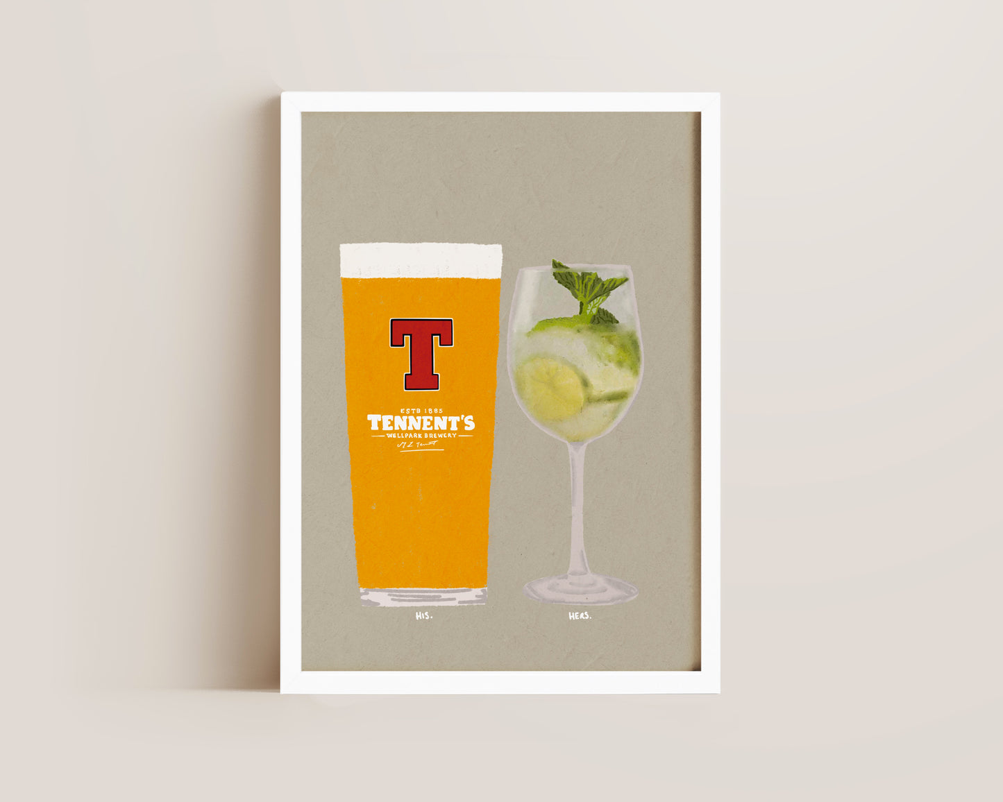 Tennent's & Hugo Spritz Print