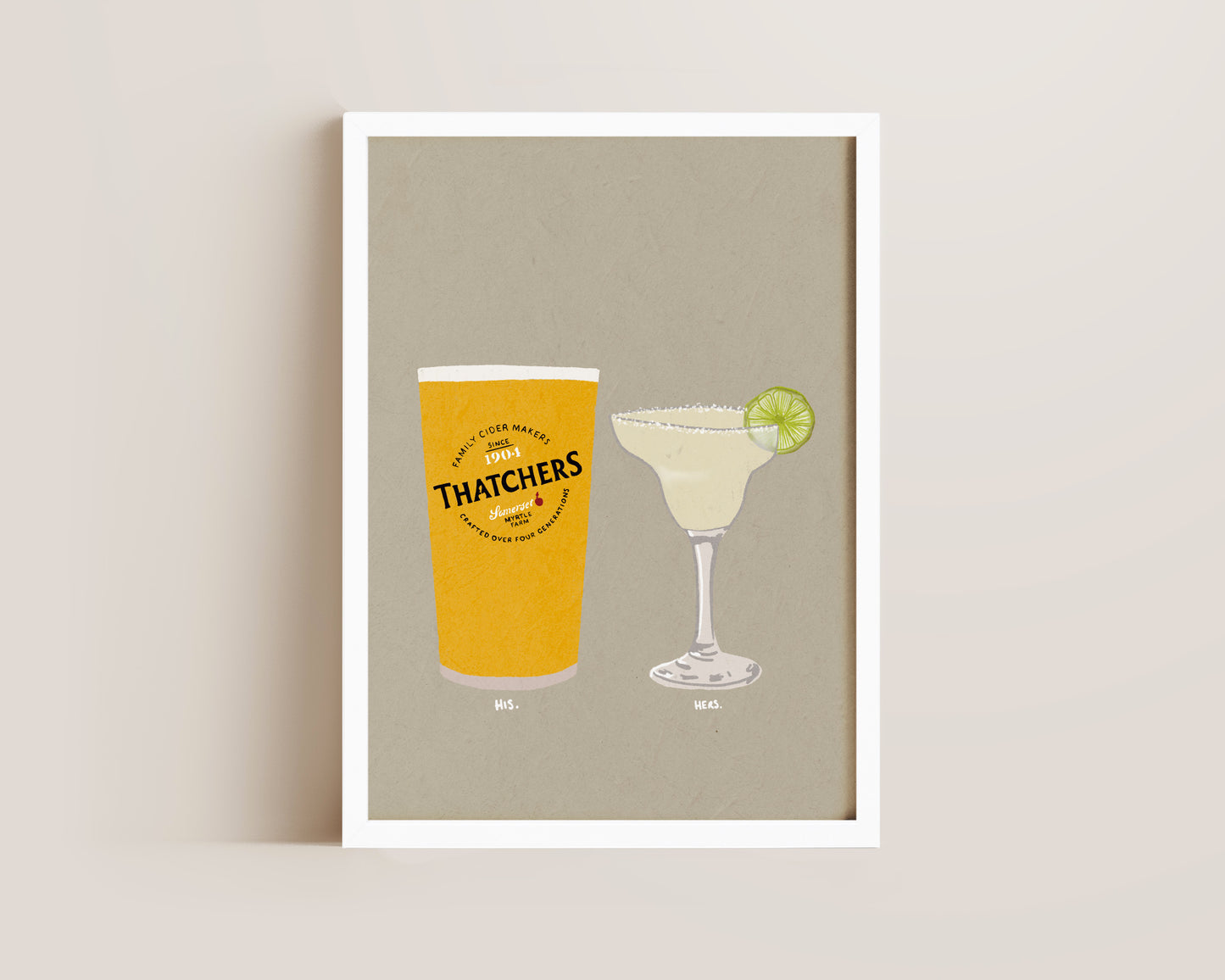 Thatchers & Margarita Print