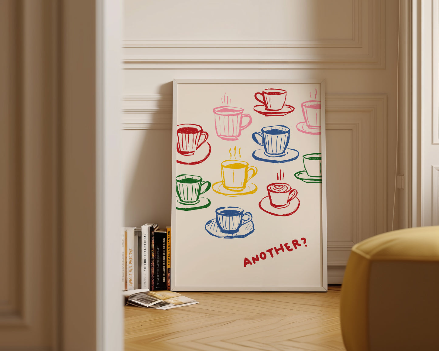 Another Coffee Colourful Print