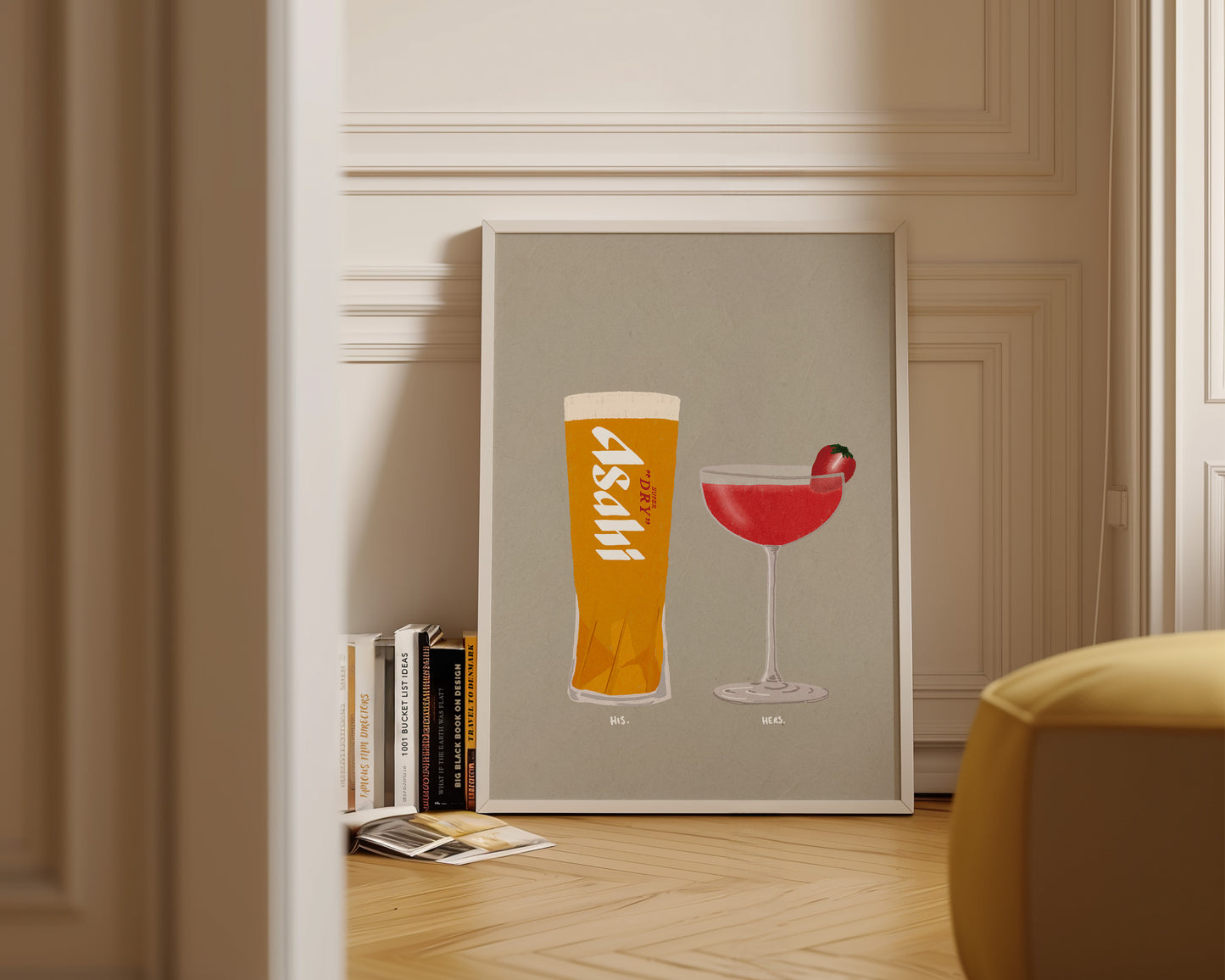Asahi & Strawberry Daiquiri Print