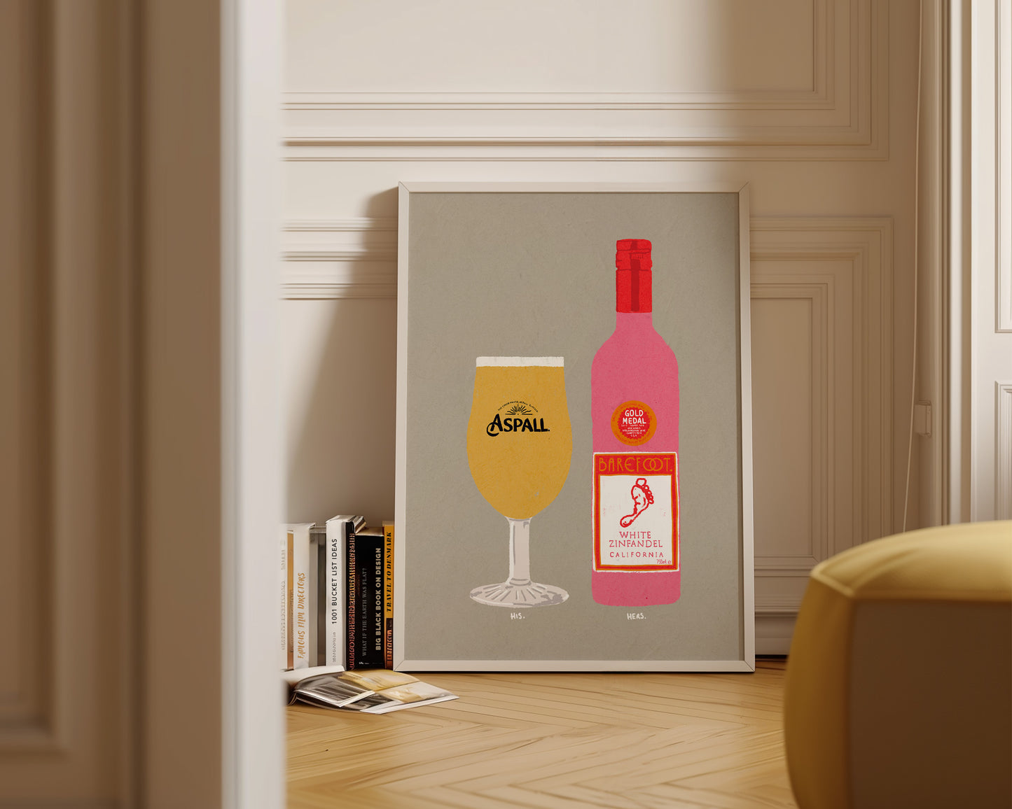 Aspall & White Zinfandel Print