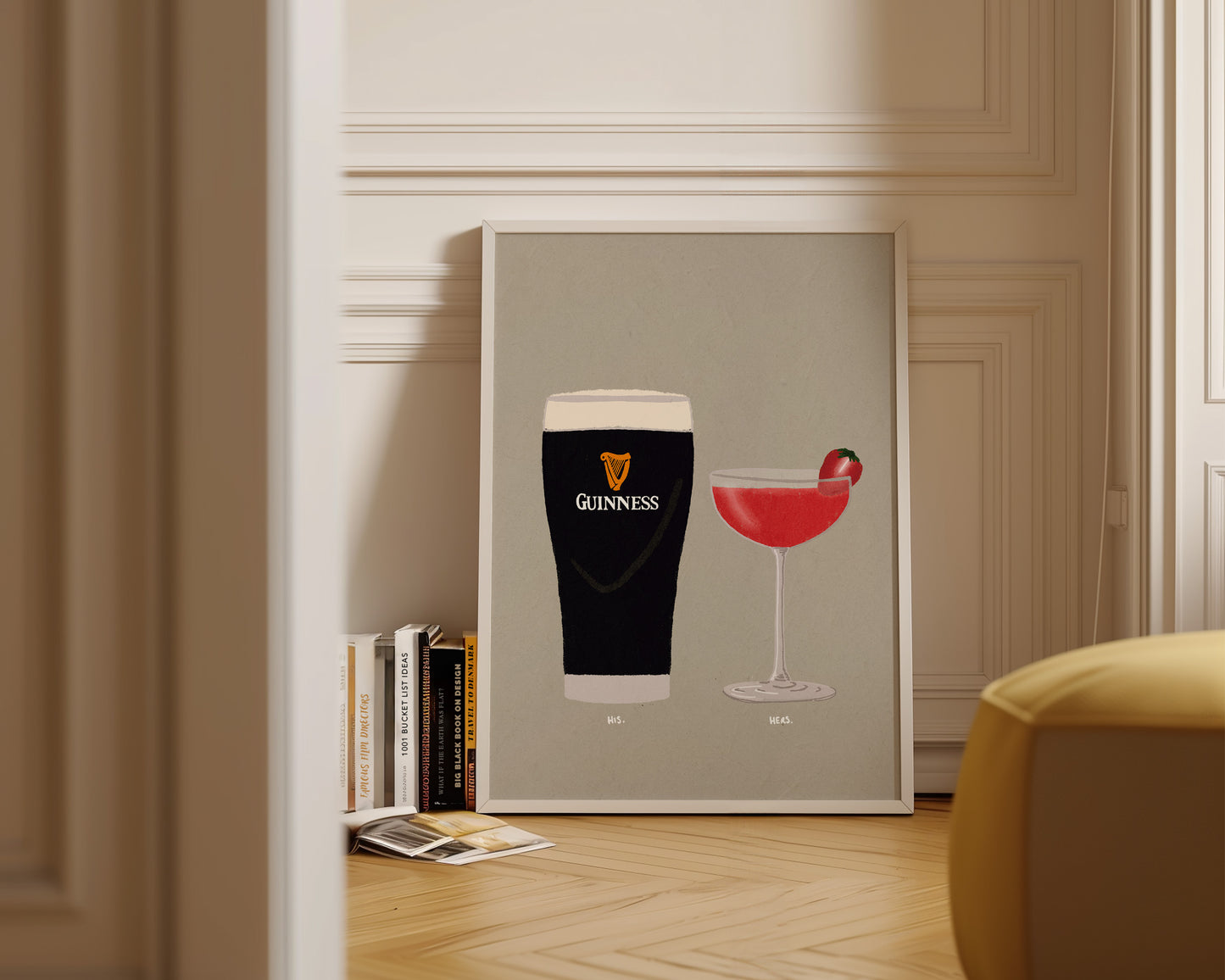 Guinness & Strawberry Daiquiri Print