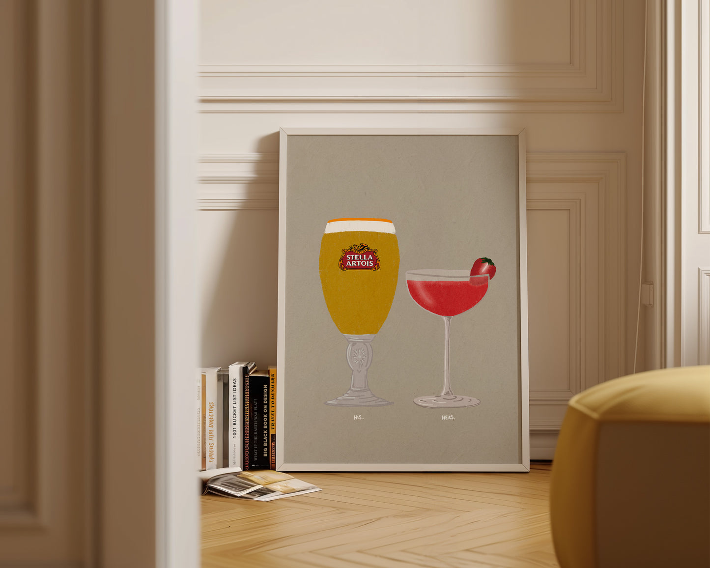 Stella & Strawberry Daiquiri Print