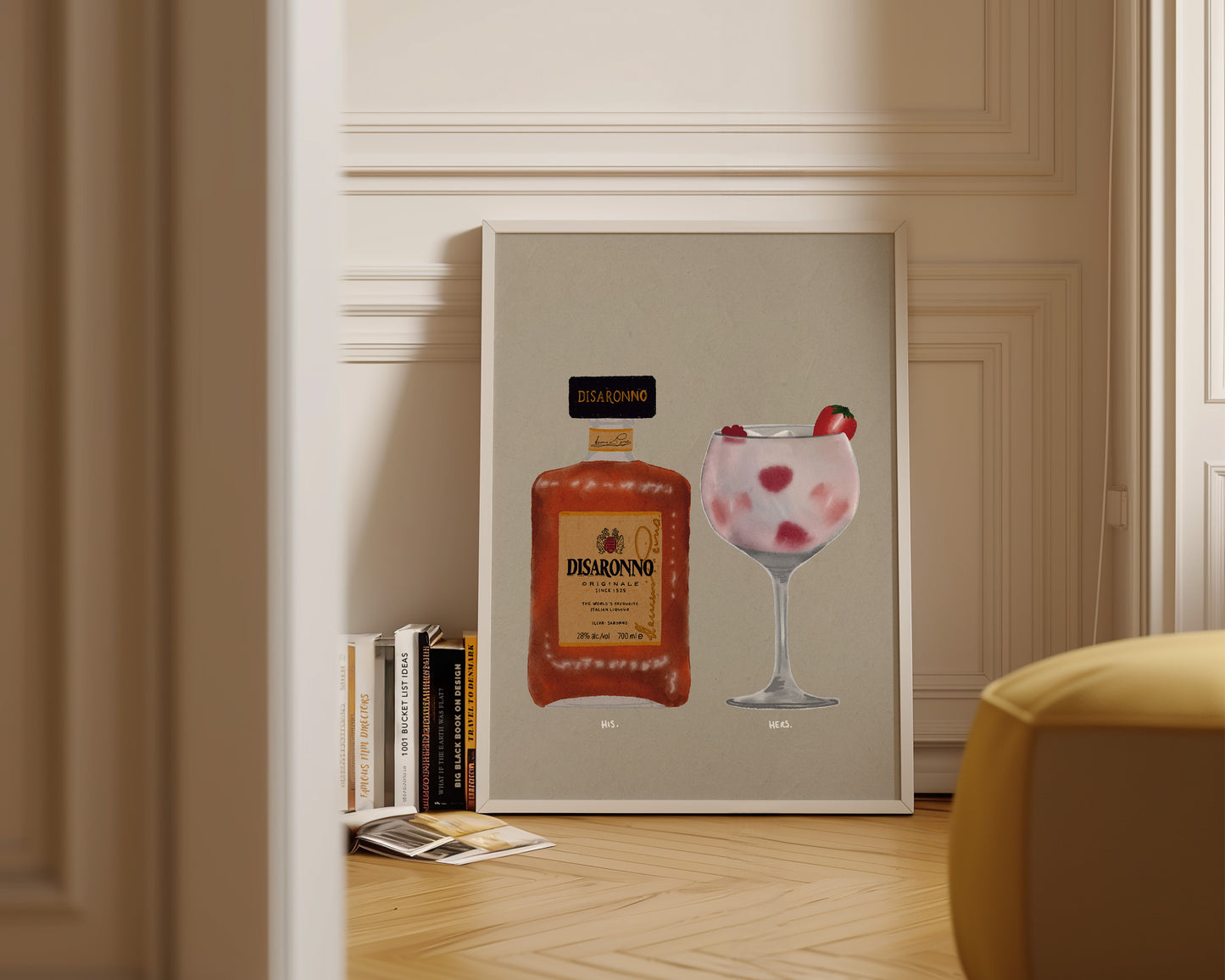 Disaronno & Pink Gin Print