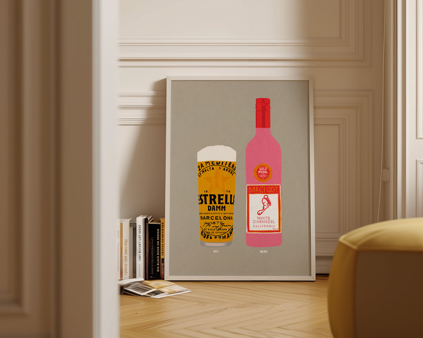 Estrella & White Zinfandel Print