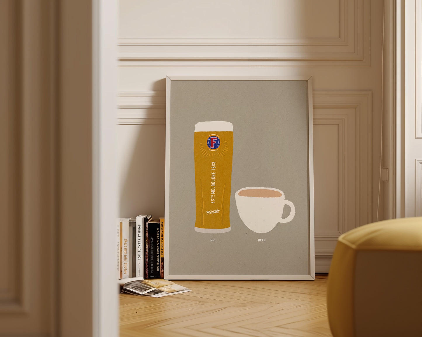 Fosters & Tea Print