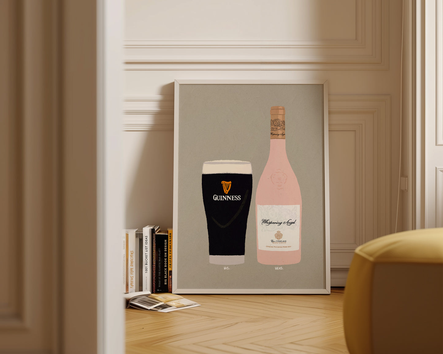 Guinness & Whispering Angel Print