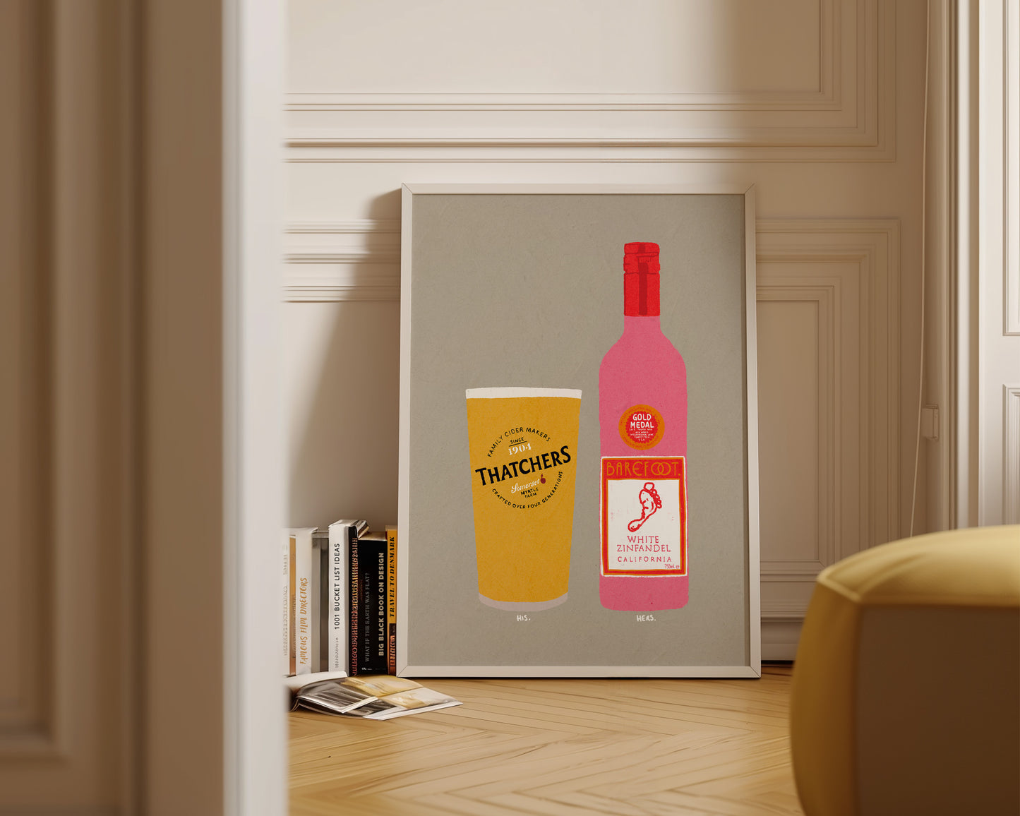 Thatchers & White Zinfandel Print