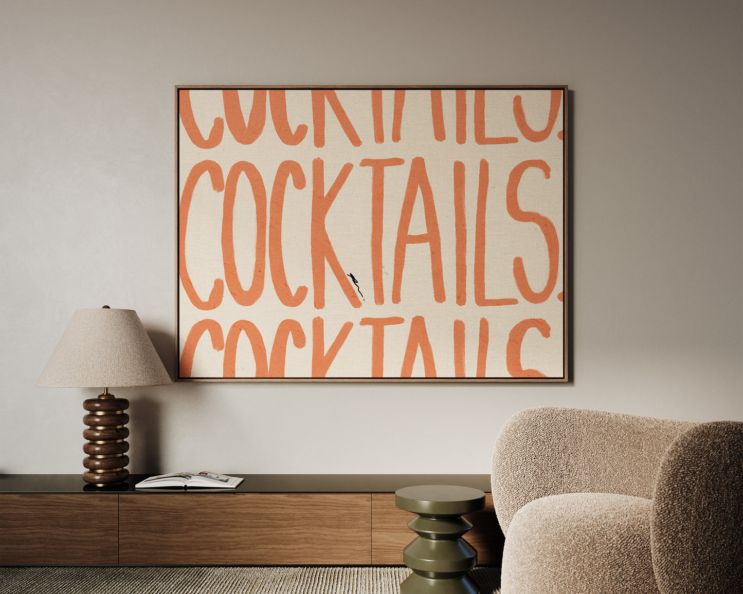 Cocktails Canvas