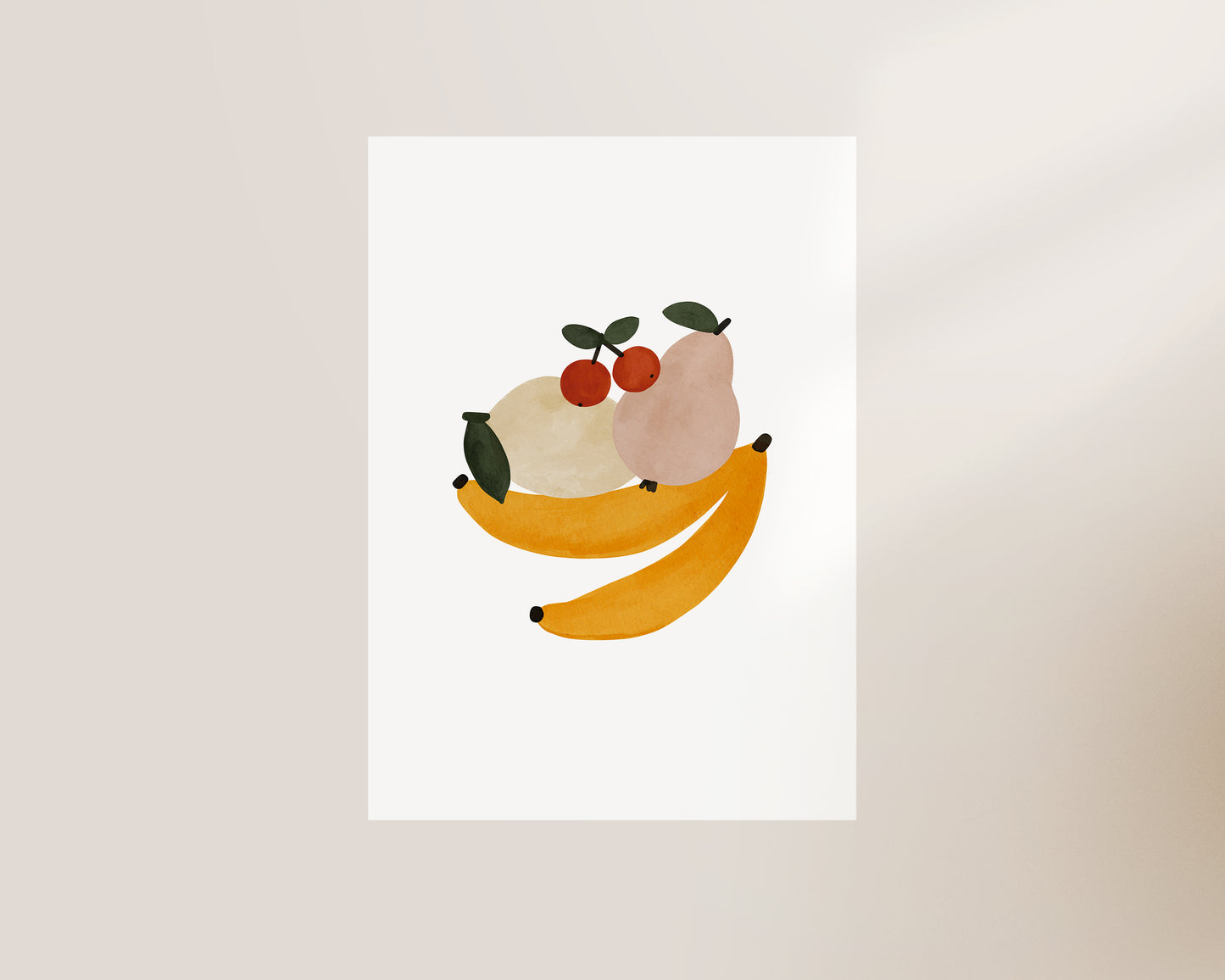 Fruit Still Life Nursery Wall Art Print